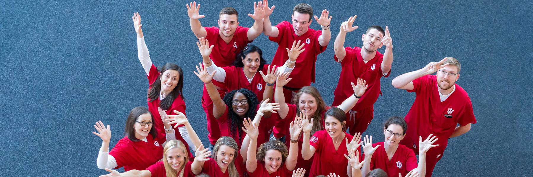 Group of IU Nursing students
